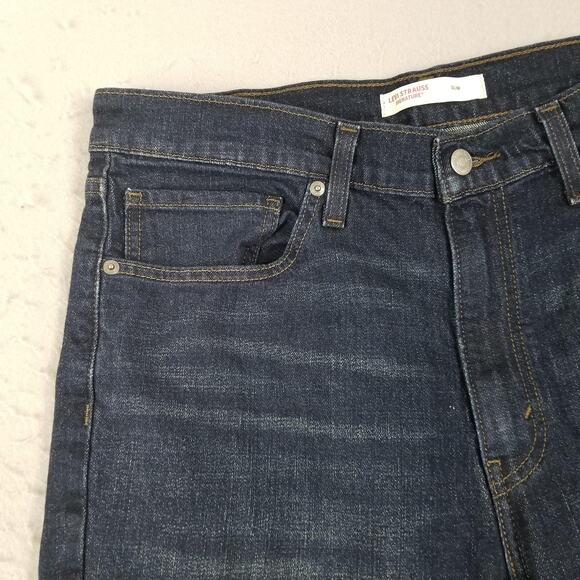 Levi Strauss Signature Jeans Mens 36x32 Slim Fit Stretch Denim Classic - Picture 3 of 16